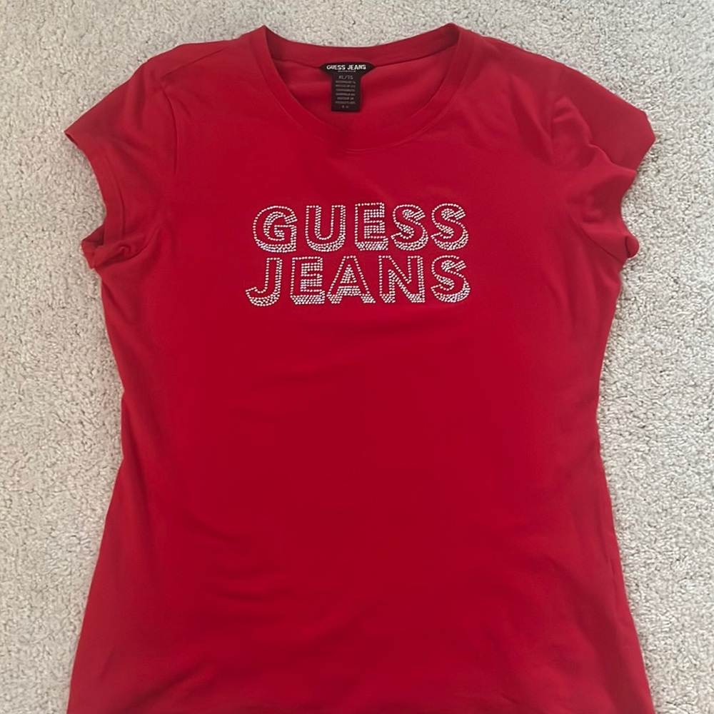 Guess Jeans Red T-shirt